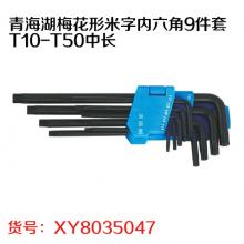 青海湖梅花形米字内六角9件套T10-T50中长