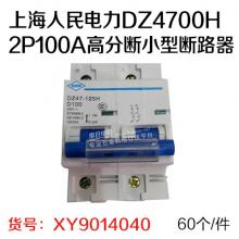 上海人民电力DZ4700H 2P 100A高分断小型断路器（60个/件）