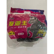 牛盾绿黑发泡手套